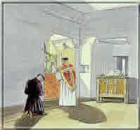 The Castle Chapel - painting courtesy: Manx National Heritage