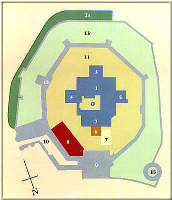 Plan of Castle Rushen