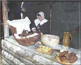 Fresh bread was baked evry day