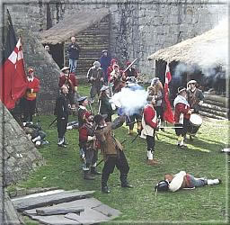 Snipers are picked off the Castle walls