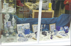 part of the very professional window display on 24th January.