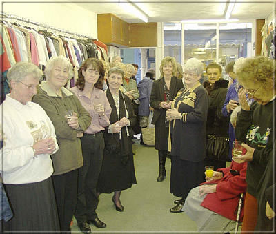 Pictured here are some of the superb band of volunteers who staff the shop Monday to Saturday each week, without whom running the shop would not be possible.